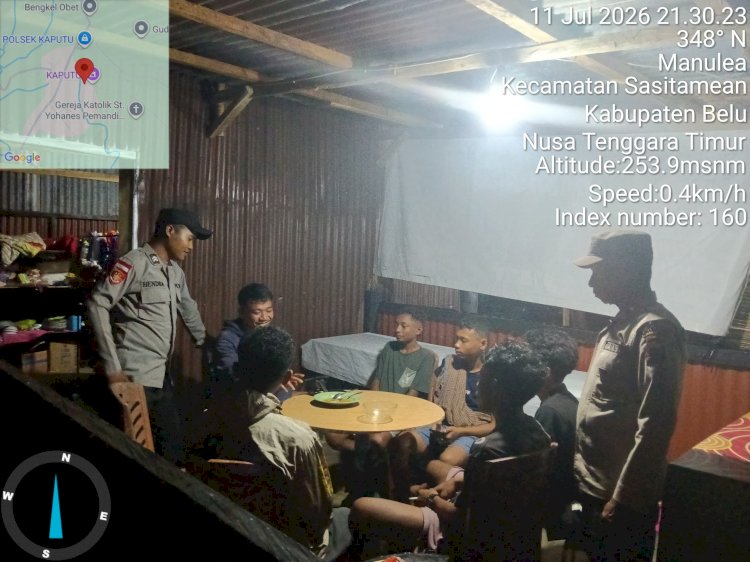 Patroli Dialogis Polsek Sasitamean Tingkatkan Kewaspadaan Masyarakat terhadap Curanmor dan Gangguan Kamtibmas