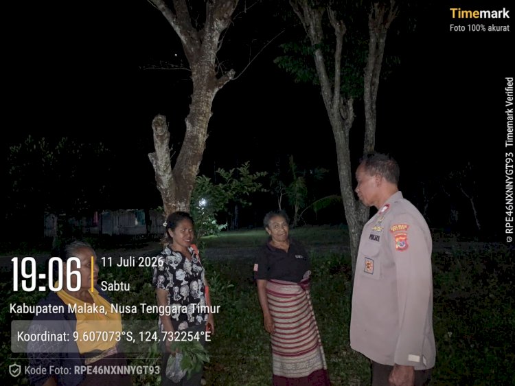Patroli Dialogis Polsek Kobalima Perkuat Sinergi dengan Masyarakat dalam Menjaga Kamtibmas