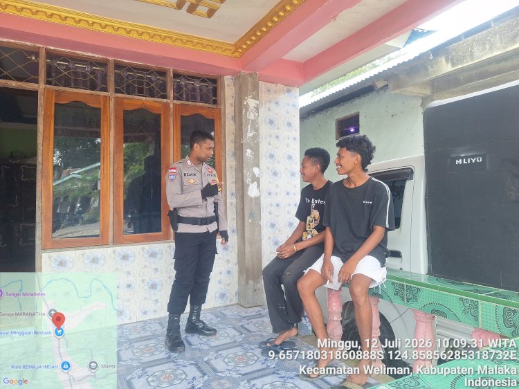 Patroli Dialogis Polsek Weliman, Wujudkan Situasi Kamtibmas yang Aman dan Kondusif
