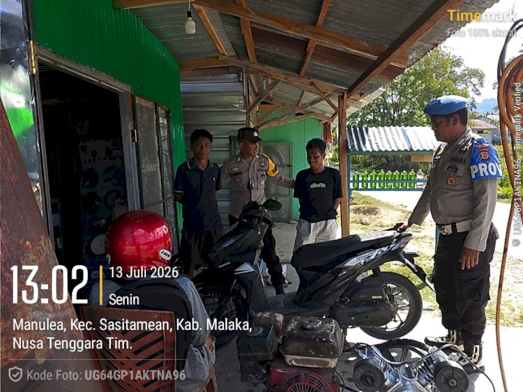 Patroli Dialogis Polsek Sasitamean Intensifkan Pencegahan Curanmor, Ajak Masyarakat Bersama Jaga Kamtibmas