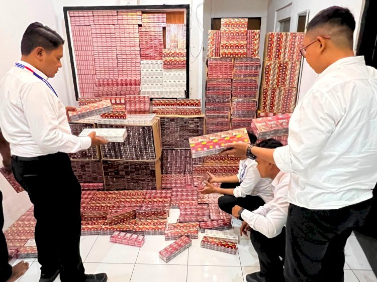 Ditreskrimsus Polda NTT Bongkar Dugaan Peredaran Rokok Ilegal di Empat Kabupaten, Ribuan Bungkus Diamankan