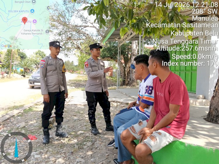 Patroli Dialogis Polsek Sasitamean Tingkatkan Kewaspadaan Warga Cegah Curanmor dan Gangguan Kamtibmas