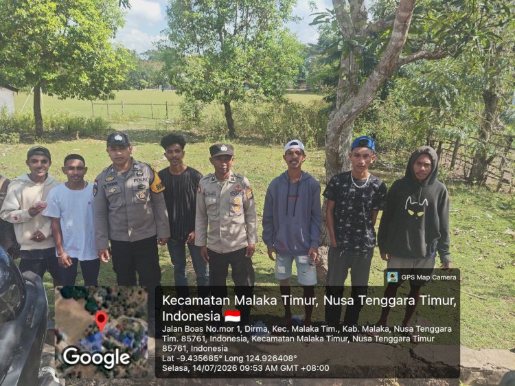 Polsek Malaka Timur Tingkatkan Patroli Dialogis, Wujudkan Kamtibmas yang Aman dan Kondusif