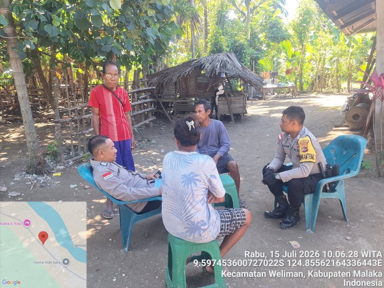 Menyapa Warga, Menjaga Kedamaian: Patroli Dialogis Polsek Weliman Pererat Kedekatan Polri dan Masyarakat