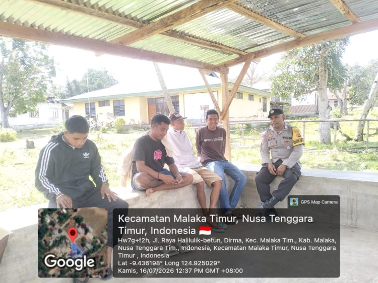 Patroli Humanis Polsek Malaka Timur Perkuat Sinergi dengan Warga, Wujudkan Kamtibmas yang Kondusif