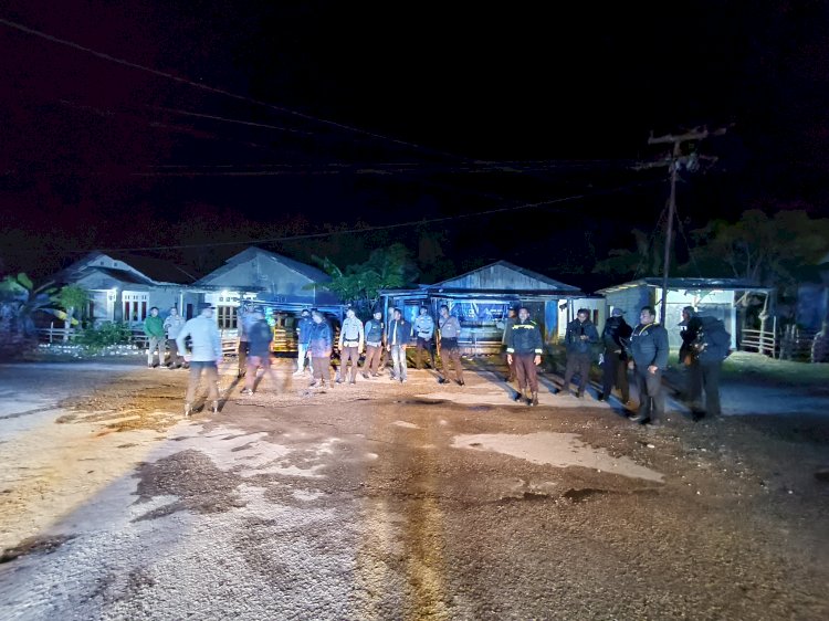 Semangat Pengabdian Tak Pernah Padam, Polres Malaka Patroli Hingga Fajar Demi Malaka yang Aman dan Damai
