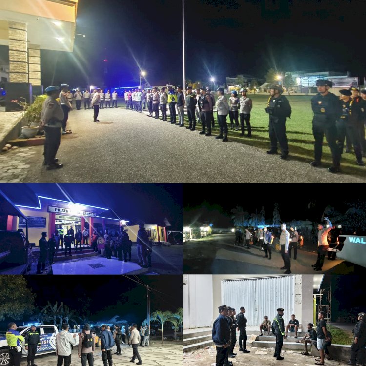 Hadir Menjaga Malam, Pleton Siaga II Polres Malaka Intensifkan Patroli di Titik Rawan Kamtibmas