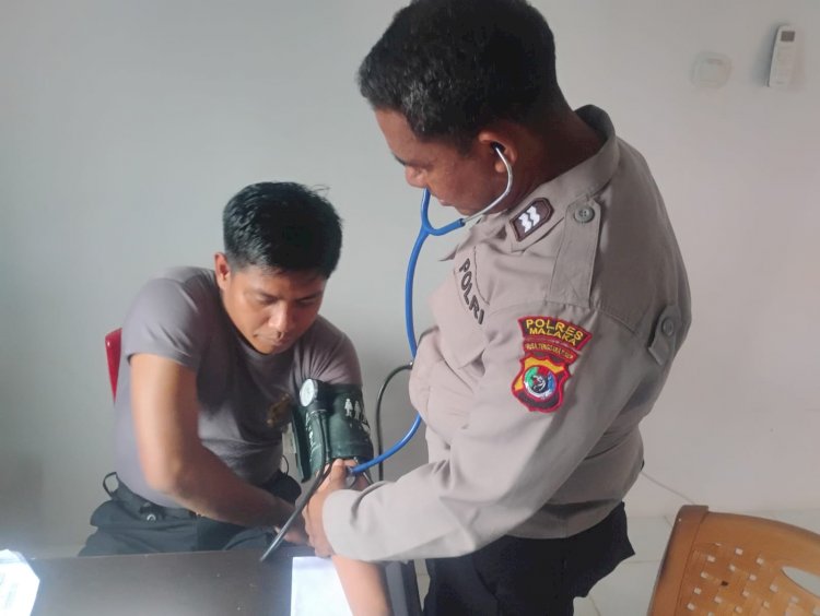 Poliklinik Polres Malaka Terus Berikan Pelayanan Kesehatan Prima bagi Personel dan Keluarga