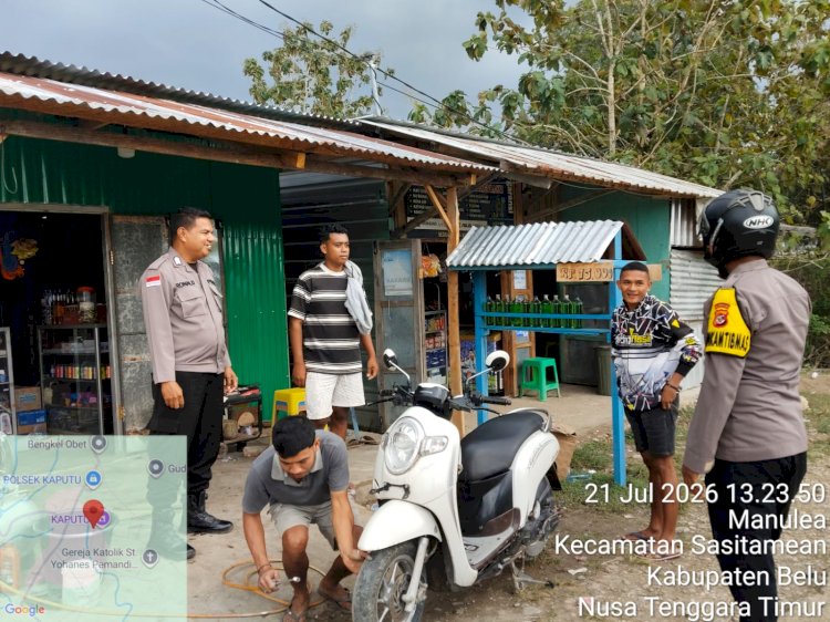 Edukasi Humanis Jadi Andalan Polsek Sasitamean Cegah Curanmor dan Gangguan Kamtibmas