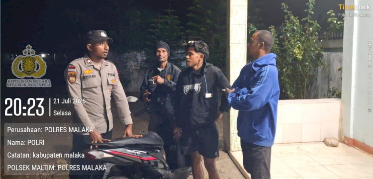 Lewat Patroli Dialogis, Polsek Malaka Timur Perkuat Kedekatan dengan Warga dan Tingkatkan Kesadaran Kamtibmas