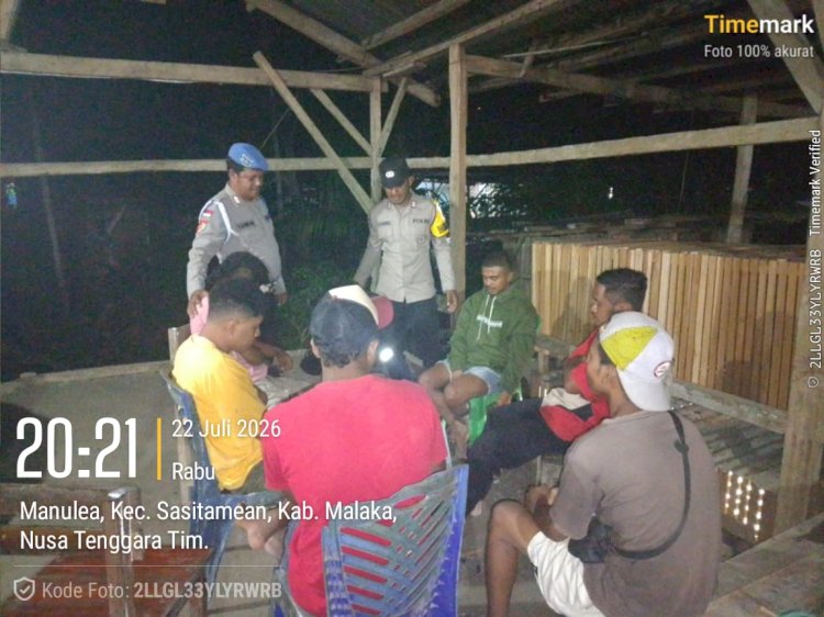 Polsek Sasitamean Gencarkan Patroli Preventif, Ciptakan Situasi Kamtibmas yang Aman dan Kondusif