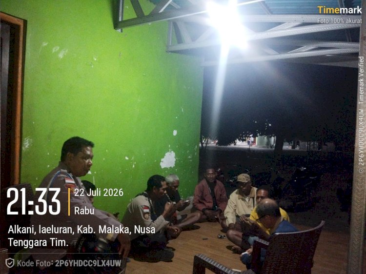 KRYD Polsek Wewiku Hadir di Tengah Masyarakat, Patroli Dialogis Jaga Kamtibmas Tetap Kondusif