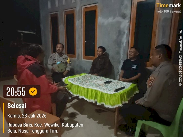 Patroli Dialogis Polsek Wewiku Perkuat Kemitraan dengan Warga, Wujudkan Kamtibmas yang Aman dan Kondusif