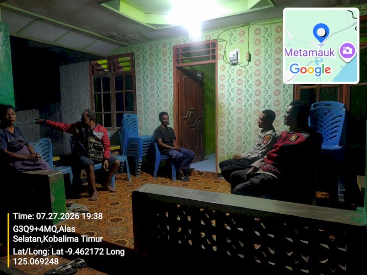 Polsek Kobalima Perkuat Budaya Peduli Kamtibmas, Warga Diajak Jadi Pelopor Keamanan Lingkungan