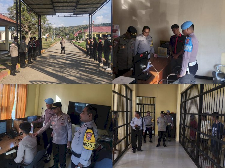 Propam Polres Malaka Pastikan Kesiapsiagaan Piket Fungsi, Pelayanan Kepolisian Berjalan Optimal