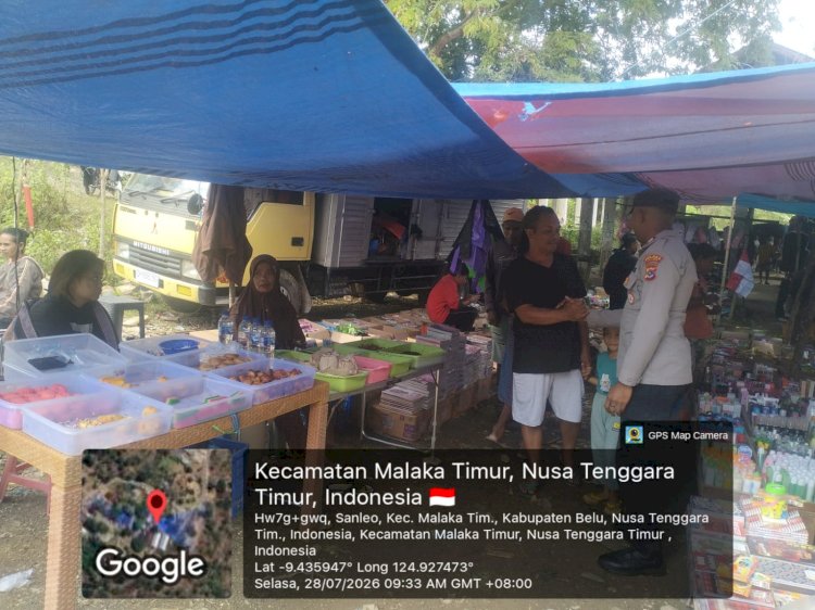 Hadir di Tengah Aktivitas Warga, Polsek Malaka Timur Perkuat Kamtibmas Lewat Patroli Dialogis dan Sambang Masyarakat