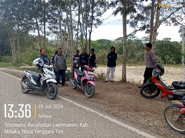 Polsek Laenmanen Perkuat Patroli Siang Hari, Cegah Kenakalan Remaja dan Wujudkan Lingkungan yang Aman