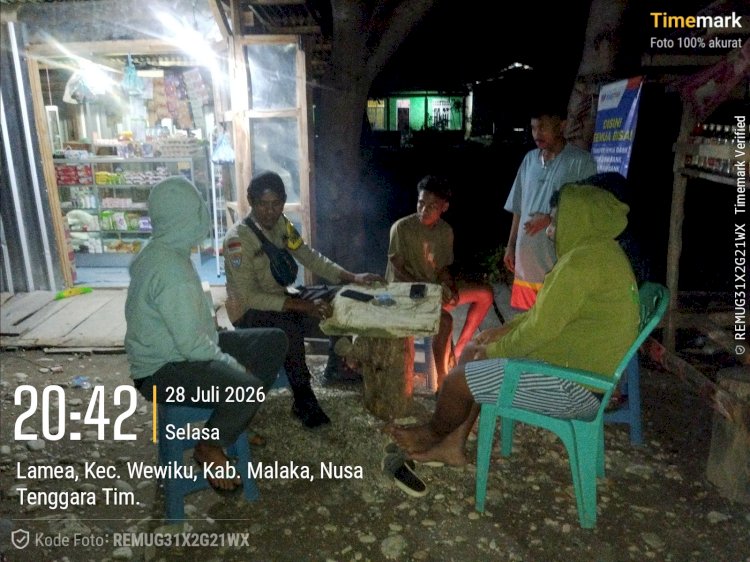 Polsek Wewiku Bangun Kepercayaan Warga Lewat Patroli Dialogis, Wujudkan Kamtibmas yang Aman dan Kondusif