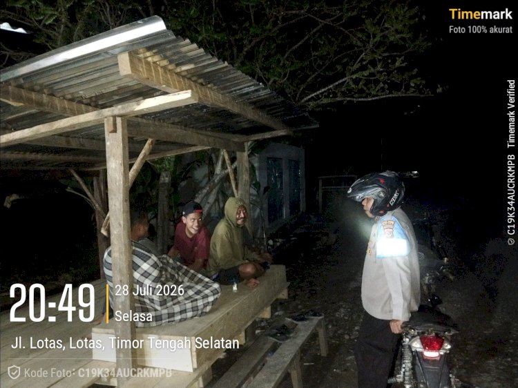 Patroli Dialogis Polsek Wewiku Perkuat Harkamtibmas, Ajak Warga Bersama Cegah Kejahatan