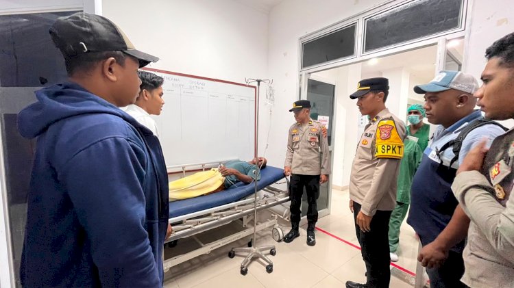 Polres Malaka Kedepankan Pelayanan Humanis, Berikan Pendampingan Medis kepada Tahanan yang Jalani Operasi di RSUPP Betun