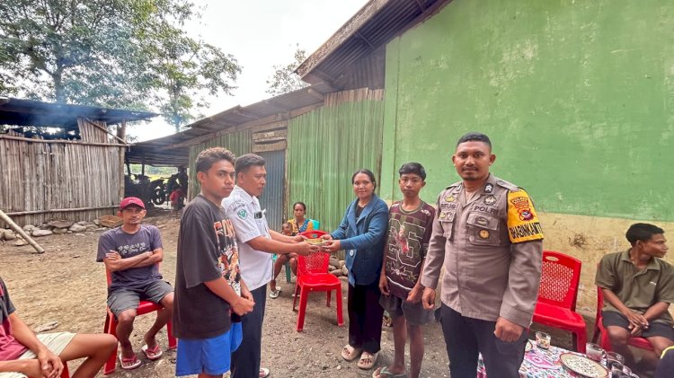 Bhabinkamtibmas Polsek Sasitamean Berhasil Mediasi Kasus Penganiayaan, Kedepankan Penyelesaian Damai dan Kekeluargaan