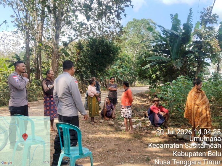 Kehadiran Polri di Tengah Masyarakat, Polsek Sasitamean Bangun Kesadaran Bersama Cegah Kriminalitas