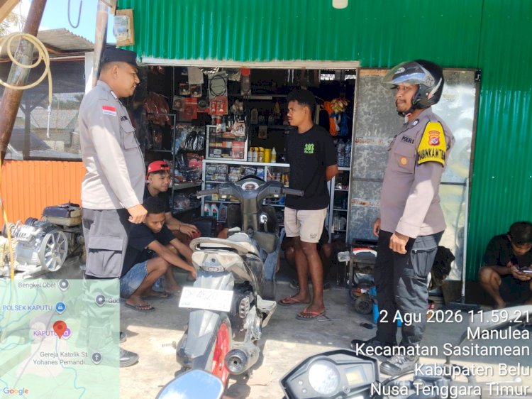 Hadir di Tengah Warga, Polsek Sasitamean Bangun Keamanan Lewat Patroli Humanis