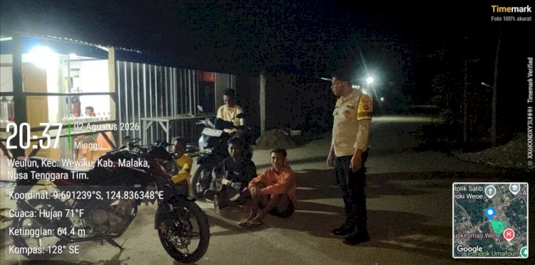 Patroli humanis Polsek Wewiku hadirkan rasa aman, tekan potensi gangguan kamtibmas di malam hari