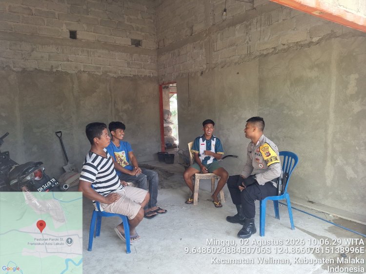 Polisi Hadir di Tengah Masyarakat, Patroli Dialogis Polsek Weliman Jaga Wilayah Tetap Aman dan Kondusif