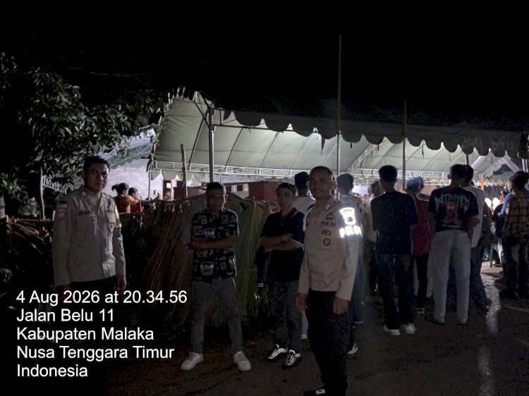 Polsek Rinhat Intensifkan Himbauan Kamtibmas, Ajak Masyarakat Bersama Ciptakan Lingkungan Aman dan Kondusif