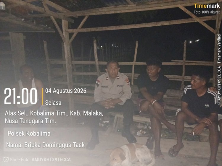 Patroli Dialogis Polsek Kobalima Perkuat Kedekatan dengan Masyarakat, Wujudkan Kamtibmas Aman dan Kondusif