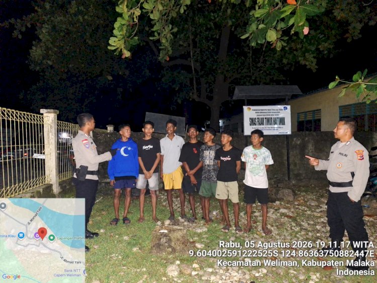 Patroli Dialogis Polsek Weliman Menghimbau Masyarakat dan Jaga Kondusivitas Wilayah