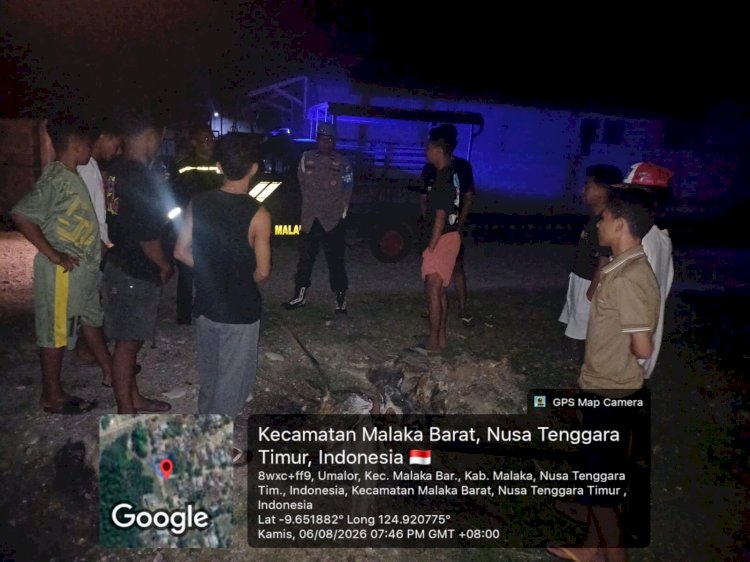 Patroli Dialogis Polsek Malaka Barat Perkuat Pemeliharaan Kamtibmas, Warga Diajak Aktif Jaga Keamanan Lingkungan