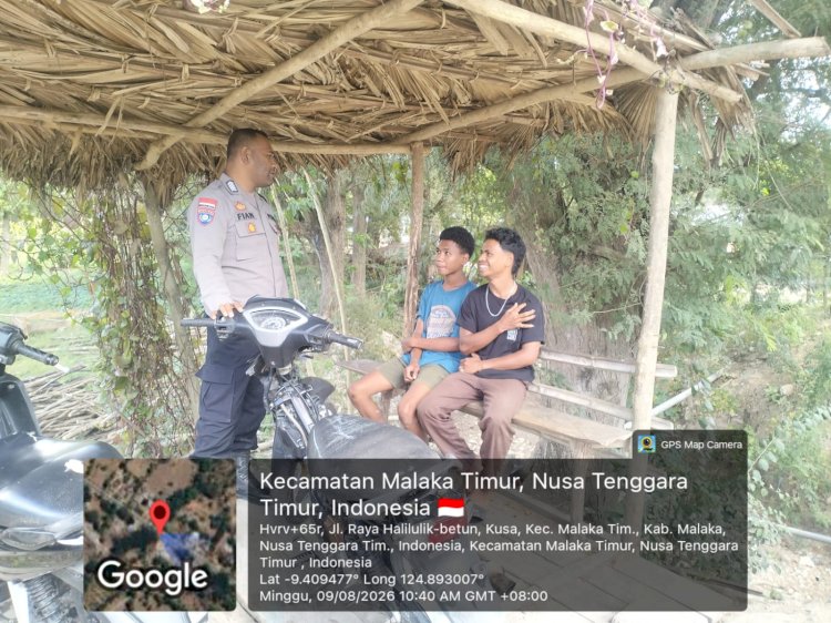 Warga Jadi Mitra Polri, Polsek Malaka Timur Ajak Masyarakat Cegah Gangguan Kamtibmas Sejak Dini