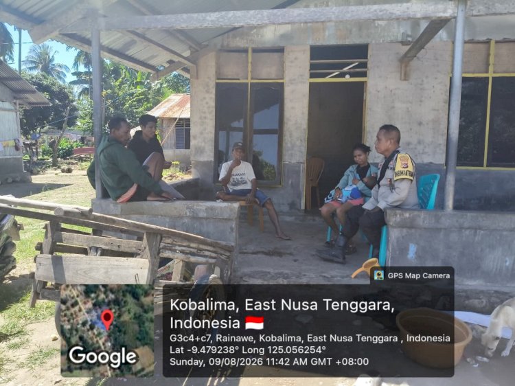 Polsek Kobalima Lindungi Warga dari Jerat TPPO, Edukasi Masyarakat agar Aman Bekerja ke Luar Negeri