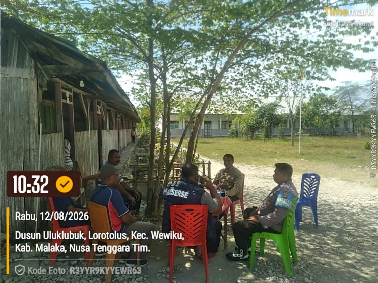 Patroli Dialogis Polsek Wewiku Sasar Sekolah dan Permukiman, Cegah Gangguan Kamtibmas Sejak Dini