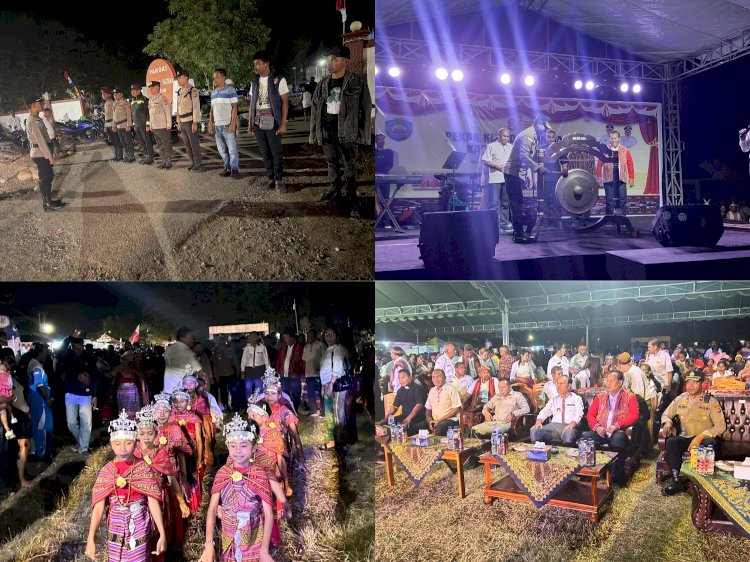 Polisi Kawal Pekan Kebudayaan Malaka, Semarak Kemerdekaan Berlangsung Aman dan Meriah