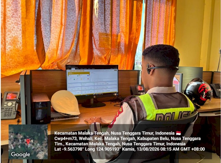 Polres Malaka Siaga 24 Jam, Call Center 110 Siap Layani Aduan Masyarakat