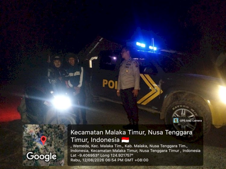Polsek Malaka Timur Intensifkan Patroli Dialogis, Ajak Warga Bersama Jaga Kamtibmas