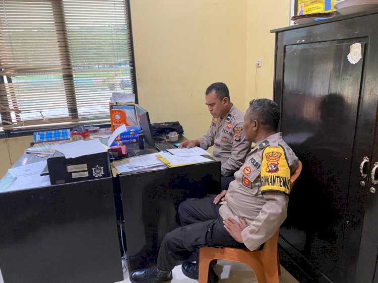 Dari Administrasi untuk Dedikasi: Bag SDM Polres Malaka Perkuat Pelayanan kepada Personel