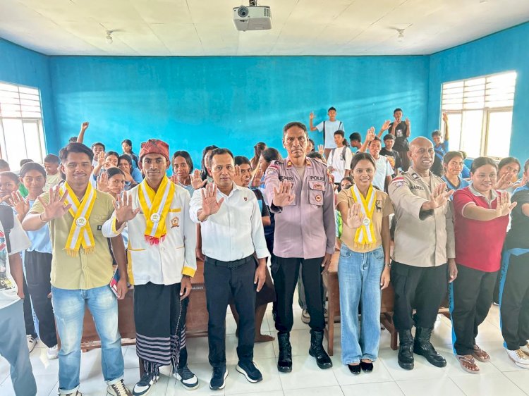 Polres Malaka Edukasi Pelajar tentang Pencegahan Kekerasan terhadap Perempuan dan Anak