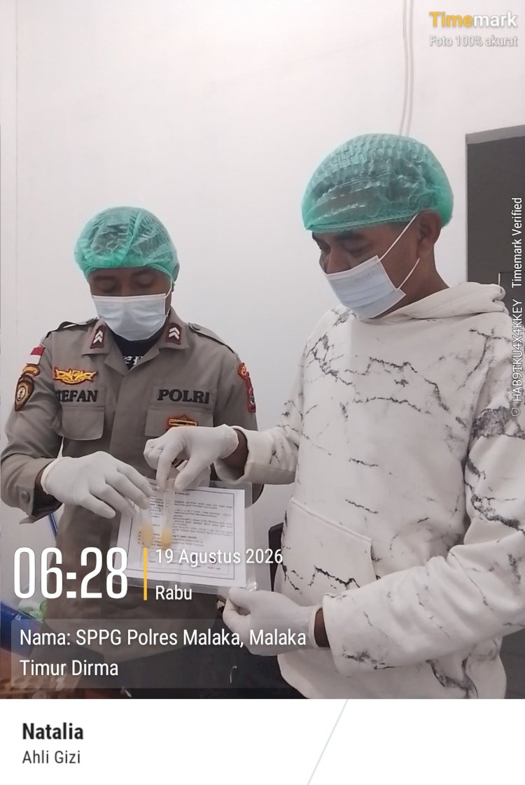 Polres Malaka Pastikan Keamanan Pangan di SPPG Yayasan Kemala Bhayangkari
