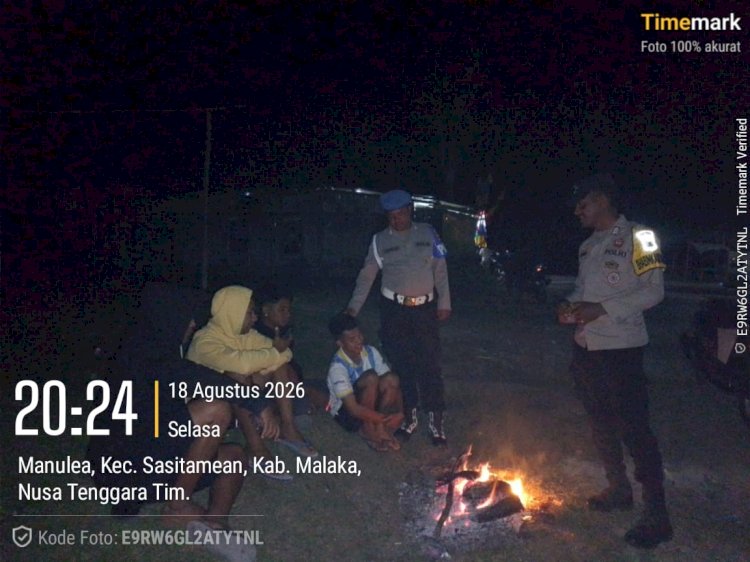 Patroli Dialogis Polsek Sasitamean Perkuat Pencegahan Curanmor dan Gangguan Kamtibmas
