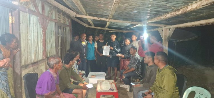 Polsek Sasitamean Fasilitasi Penyelesaian Perkara Penganiayaan Secara Damai, Kedua Belah Pihak Sepakat Berdamai