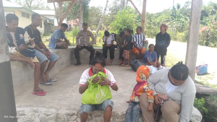 Polsek Malaka Timur Sambangi Pasar Rakyat dan Permukiman, Perkuat Kamtibmas Melalui Patroli Dialogis