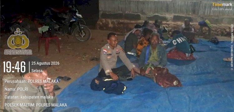 Polsek Malaka Timur Gelar Patroli Dialogis dan KRYD, Perkuat Kehadiran Polri di Tengah Masyarakat