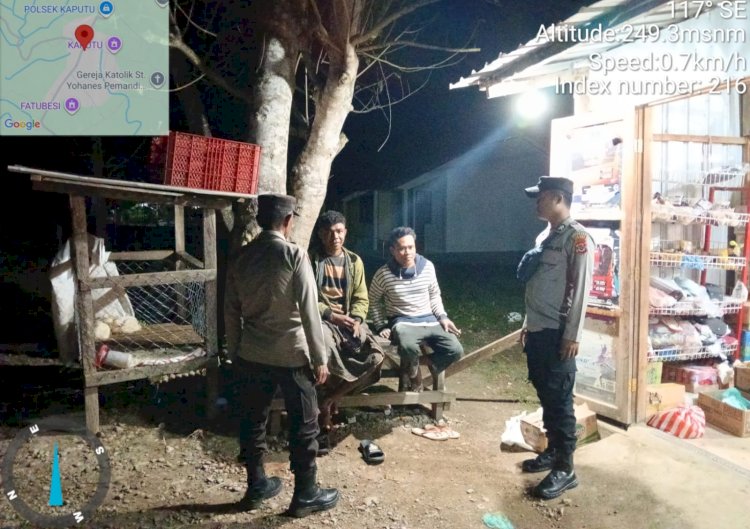 Polsek Sasitamean Tingkatkan Patroli Dialogis, Antisipasi Curanmor dan Tawuran Pemuda