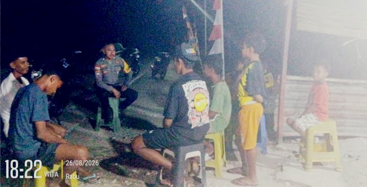 Patroli Malam Polsek Wewiku Perkuat Kehadiran Polisi, Cegah Gangguan Kamtibmas di Jalur Selatan