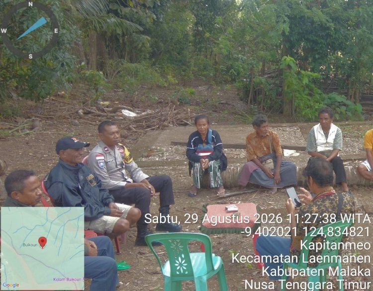 Cegah Gangguan Kamtibmas, Bhabinkamtibmas Laenmanen Tingkatkan Patroli di Sejumlah Titik Rawan