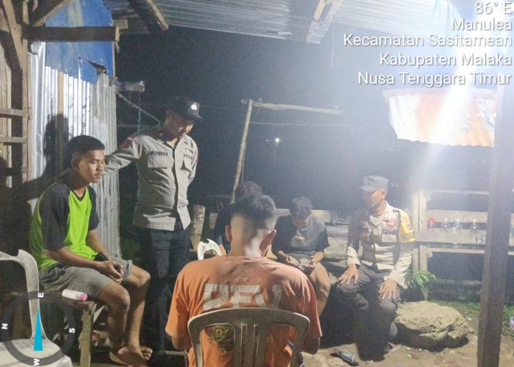 Cegah Curanmor dan Tawuran, Polsek Sasitamean Tingkatkan Patroli Dialogis di Tengah Masyarakat